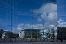 Reflection on Centenary Square Birmngham.